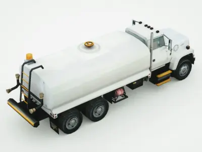 Freightliner FL-60 2000 Low-poly 3D model