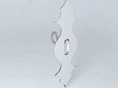 Lock retro Free 3D model