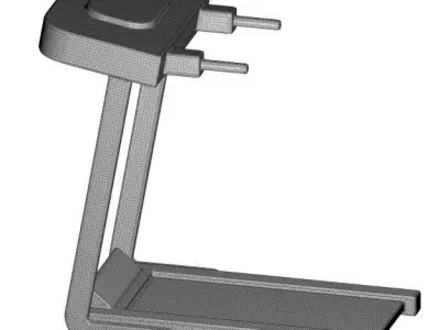 Stylish Gym Treadmill 3D print model