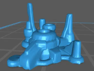 Starcraft Armory 3D print model