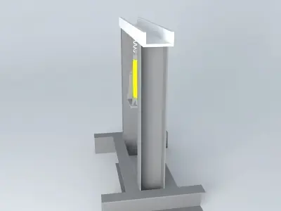 Press machine Free 3D model