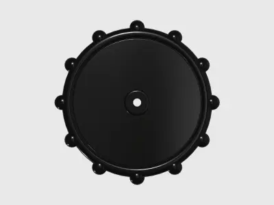 Cessna 150 Trim Wheel 3D print model