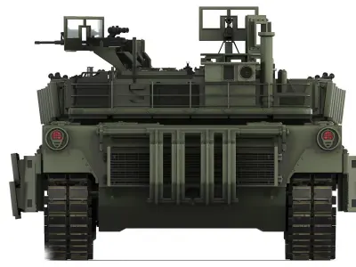 Tank Abrams M1A2 SEP TUSK II 2020 3D model