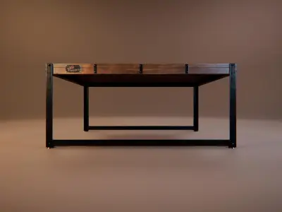 Coffee Table 2 Low-poly 3D model