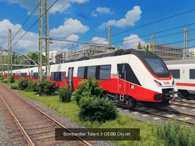 German Trains Collection 3D Model Pack