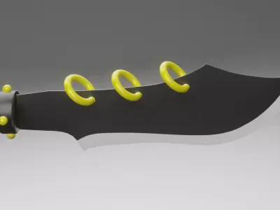 Brawlhalla legend Spear Low-poly 3D model