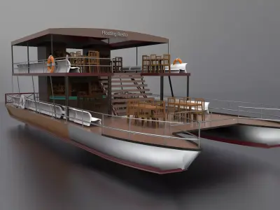 Floating Resto 3D model