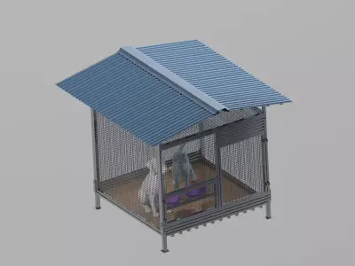 Dog House 3D model purchase