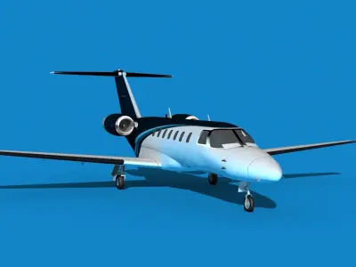 Cessna C528 Citation CJ3 V09 3D model