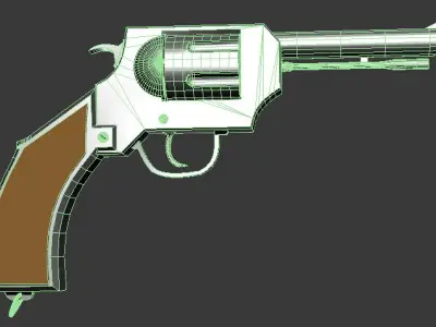 Generic Revolver Free 3D model