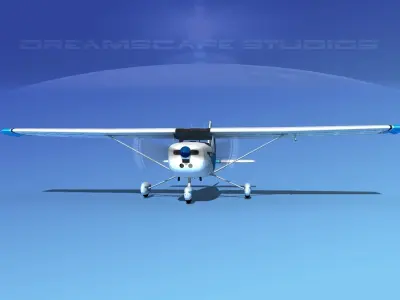 Cessna 150 Aerobat V09 3D model