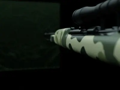 Kar98 Gun Low-poly 3D model