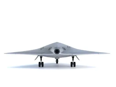 Northrop Grumman X-47A Pegasus - THE MIGHTY DIAMOND - Low-poly 3D model