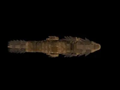 Earth Dragon Free low-poly 3D model