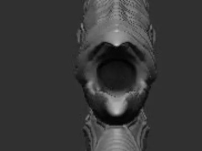 xenogun head of snake 3D model