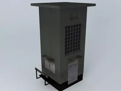 Electric Substation Galdovo Free 3D model