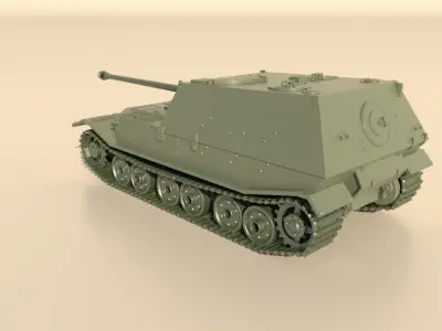 TANK FERDINAND ELEFANT for 3d print 3D print model