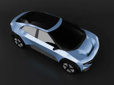 Mahindra BE6 EV 3D model