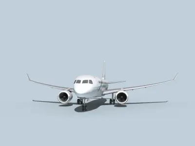 Bombardier CS100 Corporate 3 3D model