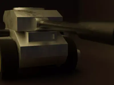 War Tank Free low-poly 3D model