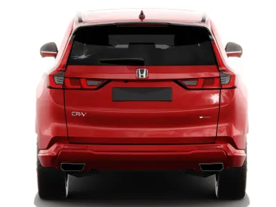 Honda CR-V 2023 with interior 3D model