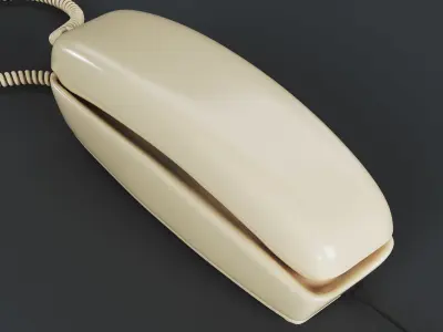 Retro Telephone - Gondola 3D model