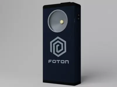 Stylized Flashlight PBR low-poly game ready Low-poly 3D model