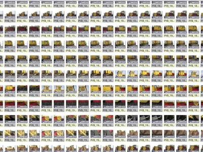 Photo Reference Pack BULLDOZER Old 3D model