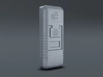 Digital Multimeter Low-poly 3D model