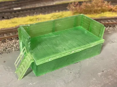 Model Railway Coal Loading Platform 3D print model