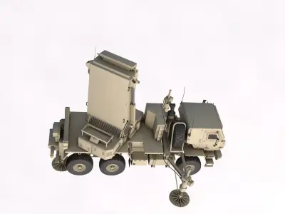 ANTPQ-53 Radar 3D model purchase