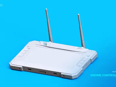 Drone Control Tablet 3D model