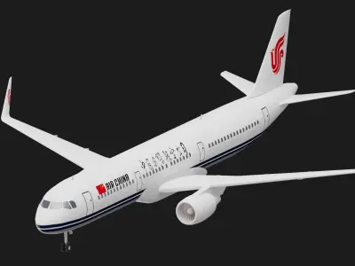 Aircraft Low-poly 3D model buy
