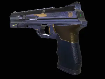 Colt CP-Raven Low-poly 3D model