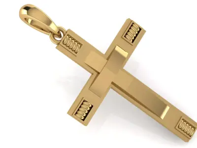 CROSS PENDANT CR142 3D print model