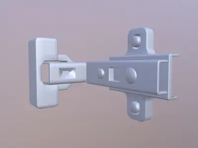 Clamp Low-poly 3D model