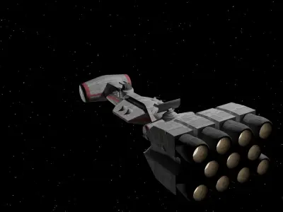 Correlian corvette Free 3D model
