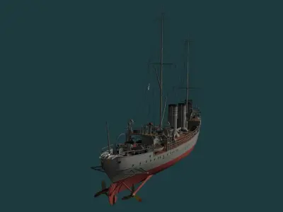 destroyer Siberian Shooter 3D model