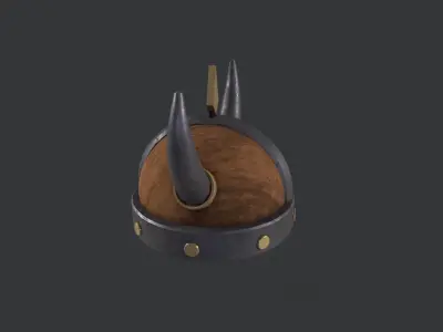 Viking helmet v0001 Free low-poly 3D model