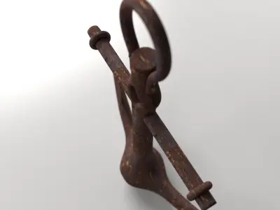 Anchor rusty 3D model