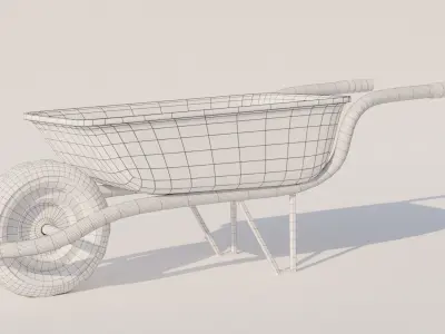 Garden Cart Free 3D Model Free 3D model