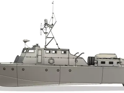 Vosper RTTB RC Model 1-24 Scale 3D print model