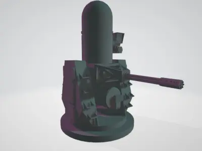 US MK-15 ANTI-AIRCRAFT GATLING GUN AA MACHINEGUN 3D print model