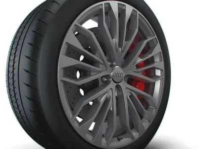 Audi R8 RS wheel 3D model
