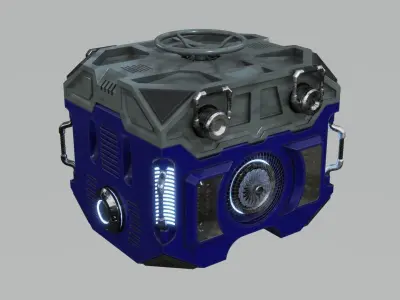 Sci-fi Container 3D model order