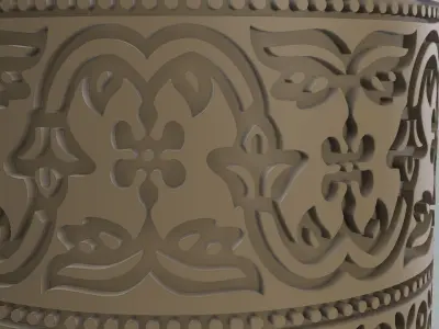 Antique Style 3D Vase Model for Indoor and Outdoor Use 3D print model purchase