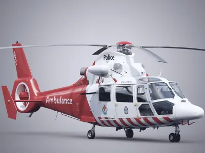 Eurocopter AS 365 N3 Air Ambulace 3D model