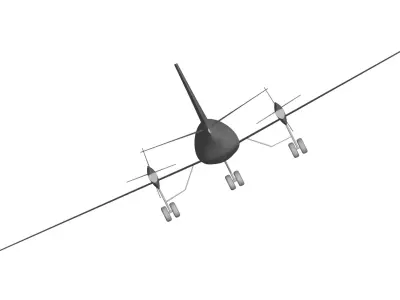 saab 340 3D model