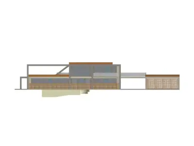 Modern Open House Free 3D model