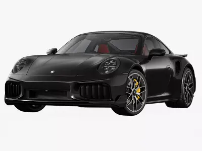 2026 Porsche 911 Turbo S SportDesign Package 3D model
